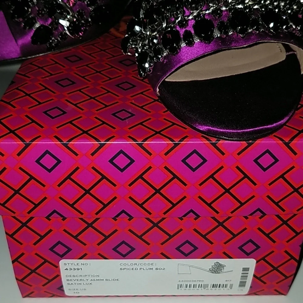 Tory Burch Beverly 45 Embellished Crystal …